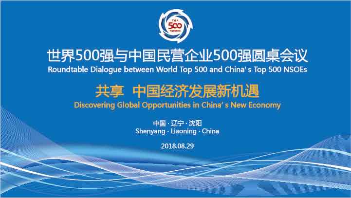 世界500強(qiáng)與中國(guó)民營(yíng)企業(yè)500強(qiáng)圓桌會(huì)議在沈召開